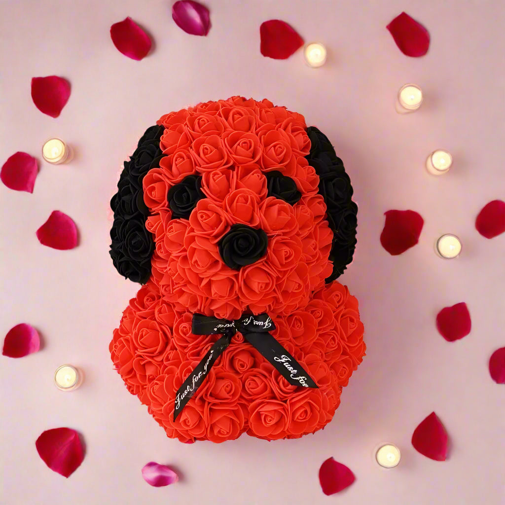 "ForeverBloom Pup Rose Éternell – A Heartfelt Valentine’s Day Gift of Love & Charm"