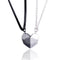 "AmourPulse Luxe Pendant Set – Magnetic Heartbeat Connection"